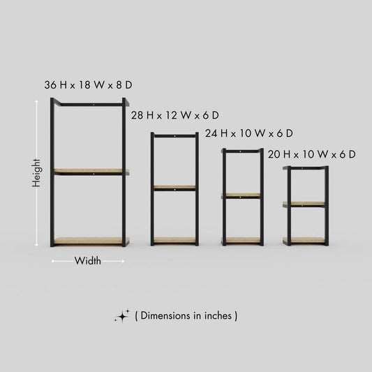 2-Tier Bathroom Shelf, Towel Storage for Bathroom