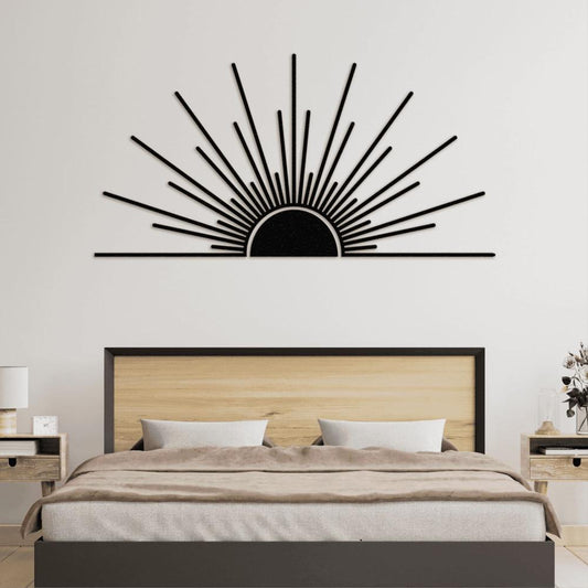 Sunburst Metal Wall Decor