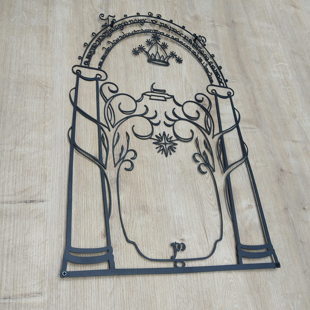 Moria Door Durin’s Gate Lord of the Rings Decor